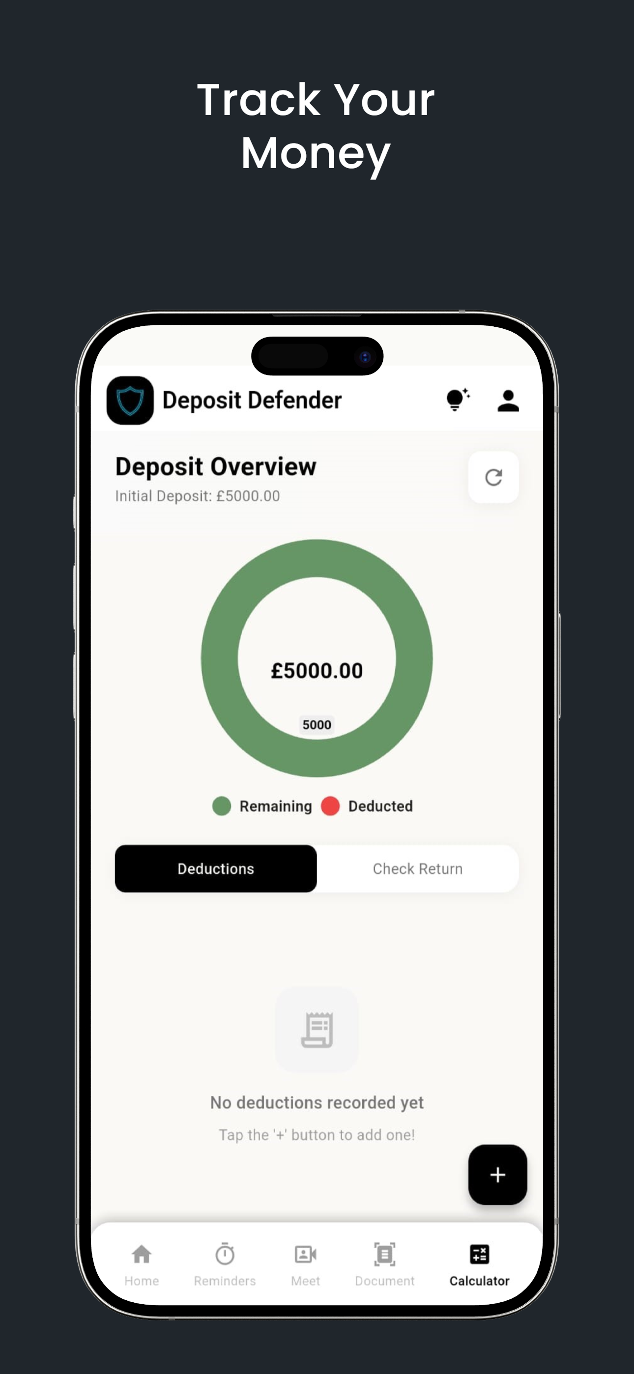 Deposit Tracking